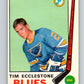 1969-70 O-Pee-Chee #179 Tim Ecclestone  St. Louis Blues  V1753