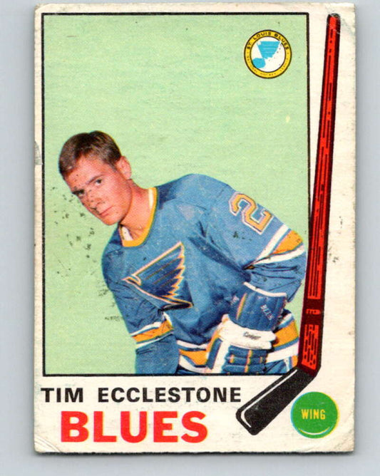 1969-70 O-Pee-Chee #179 Tim Ecclestone  St. Louis Blues  V1754