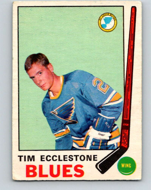 1969-70 O-Pee-Chee #179 Tim Ecclestone  St. Louis Blues  V1755