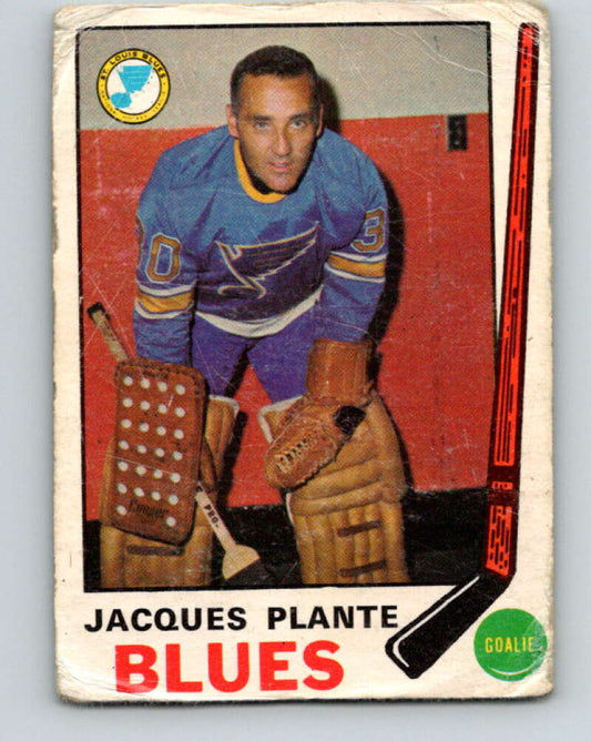 1969-70 O-Pee-Chee #180 Jacques Plante  St. Louis Blues  V1756