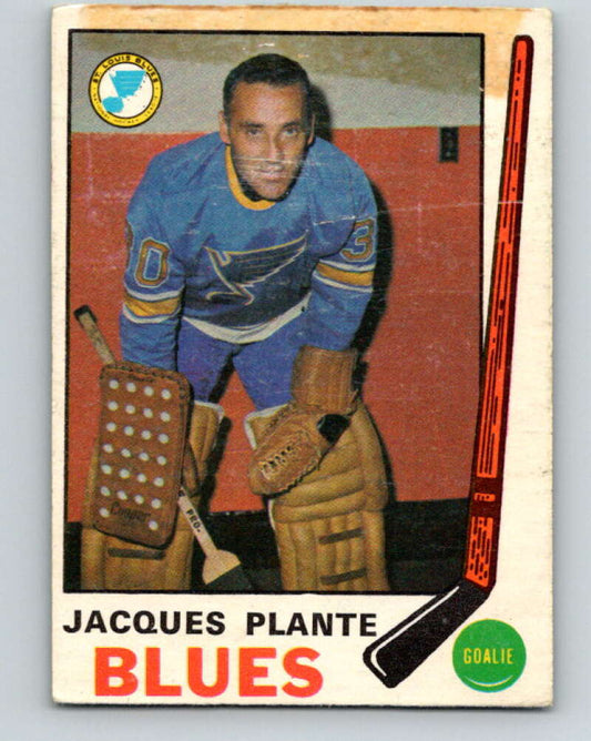 1969-70 O-Pee-Chee #180 Jacques Plante  St. Louis Blues  V1757