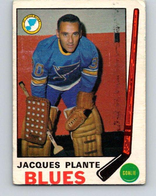 1969-70 O-Pee-Chee #180 Jacques Plante  St. Louis Blues  V1758