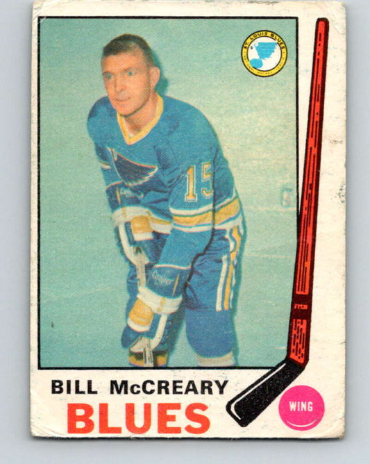 1969-70 O-Pee-Chee #181 Bill McCreary  St. Louis Blues  V1761
