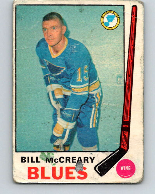 1969-70 O-Pee-Chee #181 Bill McCreary  St. Louis Blues  V1764