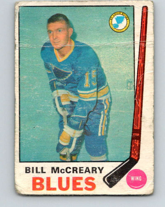 1969-70 O-Pee-Chee #181 Bill McCreary  St. Louis Blues  V1766