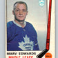 1969-70 O-Pee-Chee #185 Marv Edwards  RC Rookie Toronto Maple Leafs  V1782