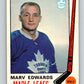 1969-70 O-Pee-Chee #185 Marv Edwards  RC Rookie Toronto Maple Leafs  V1786