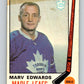 1969-70 O-Pee-Chee #185 Marv Edwards  RC Rookie Toronto Maple Leafs  V1788