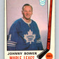 1969-70 O-Pee-Chee #187 Johnny Bower  Toronto Maple Leafs  V1796