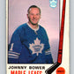 1969-70 O-Pee-Chee #187 Johnny Bower  Toronto Maple Leafs  V1805