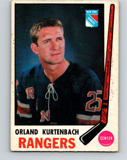 1969-70 O-Pee-Chee #188 Orland Kurtenbach  New York Rangers  V1807