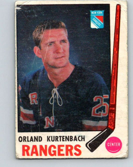 1969-70 O-Pee-Chee #188 Orland Kurtenbach  New York Rangers  V1810