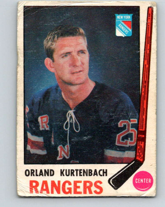 1969-70 O-Pee-Chee #188 Orland Kurtenbach  New York Rangers  V1811