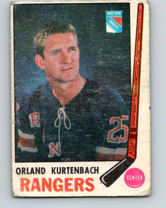 1969-70 O-Pee-Chee #188 Orland Kurtenbach  New York Rangers  V1812