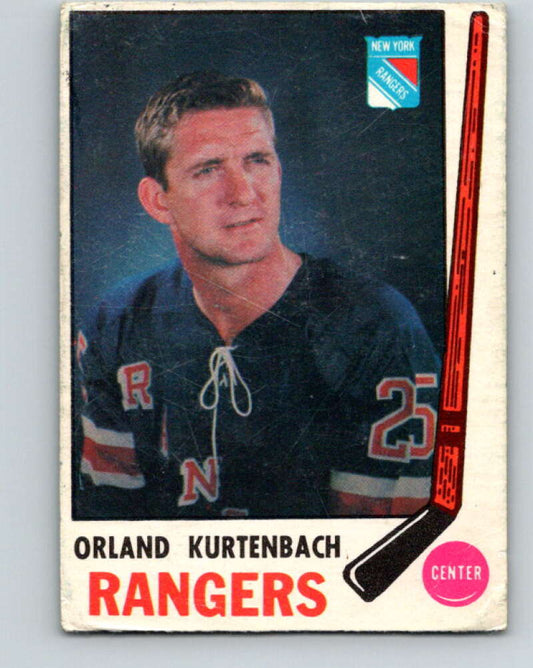 1969-70 O-Pee-Chee #188 Orland Kurtenbach  New York Rangers  V1814