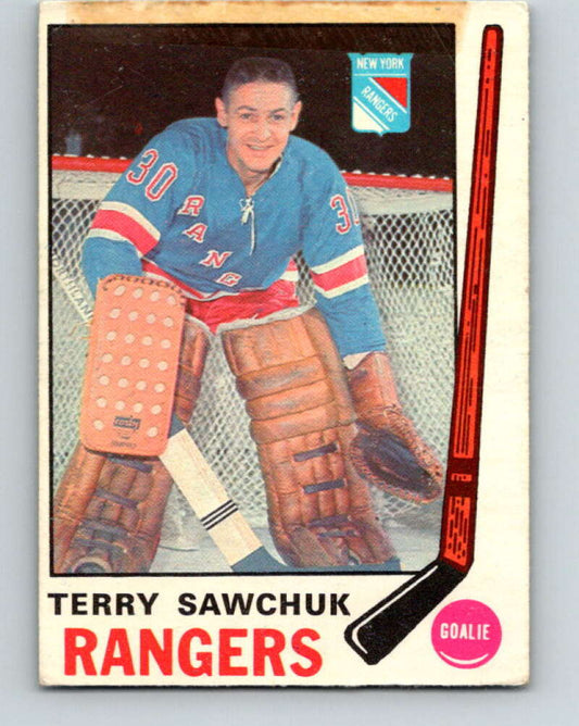 1969-70 O-Pee-Chee #189 Terry Sawchuk  New York Rangers  V1815