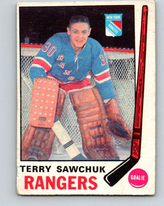 1969-70 O-Pee-Chee #189 Terry Sawchuk  New York Rangers  V1816