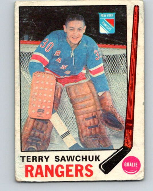 1969-70 O-Pee-Chee #189 Terry Sawchuk  New York Rangers  V1817