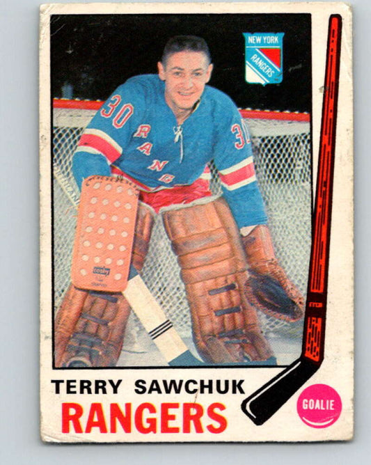 1969-70 O-Pee-Chee #189 Terry Sawchuk  New York Rangers  V1818