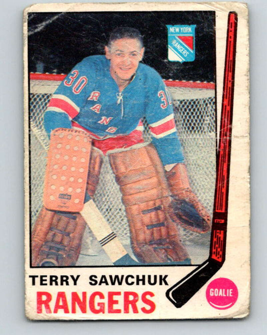 1969-70 O-Pee-Chee #189 Terry Sawchuk  New York Rangers  V1819