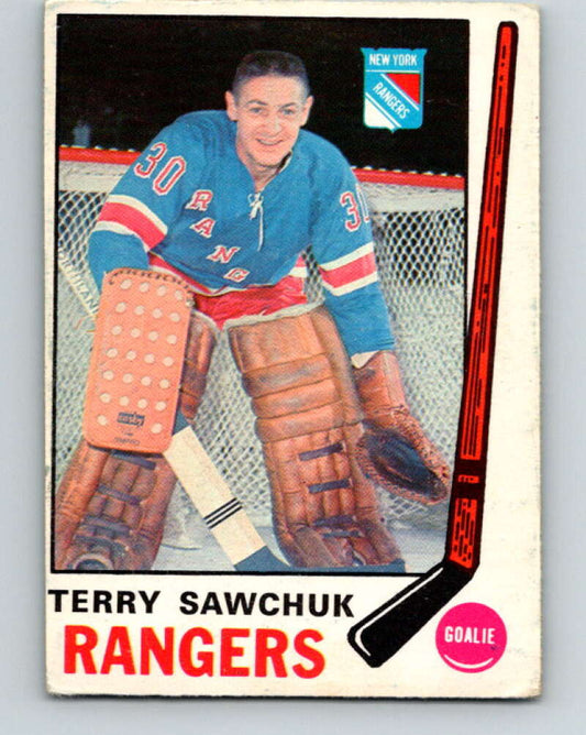 1969-70 O-Pee-Chee #189 Terry Sawchuk  New York Rangers  V1820