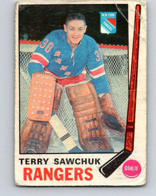 1969-70 O-Pee-Chee #189 Terry Sawchuk  New York Rangers  V1822