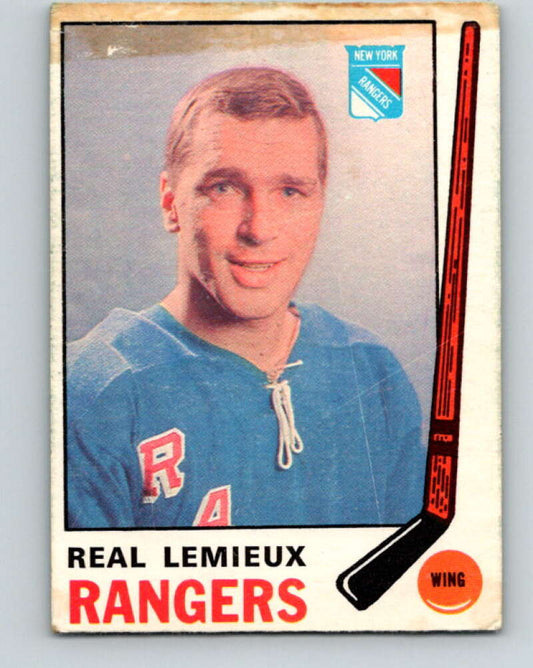1969-70 O-Pee-Chee #190 Real Lemieux  New York Rangers  V1825