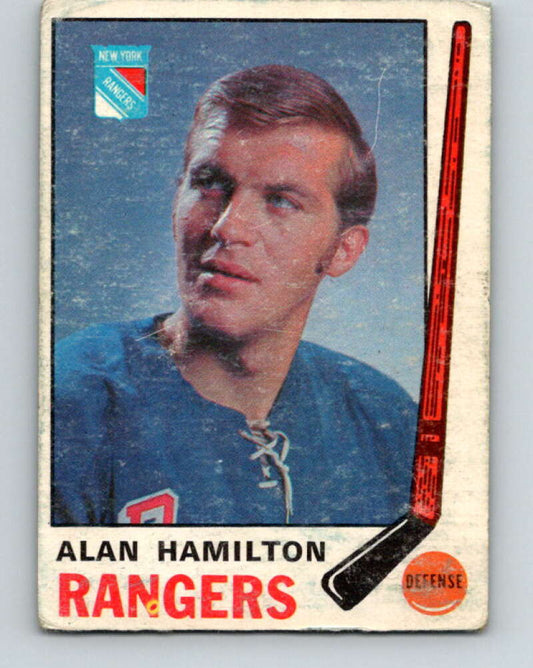 1969-70 O-Pee-Chee #192 Al Hamilton  New York Rangers  V1833
