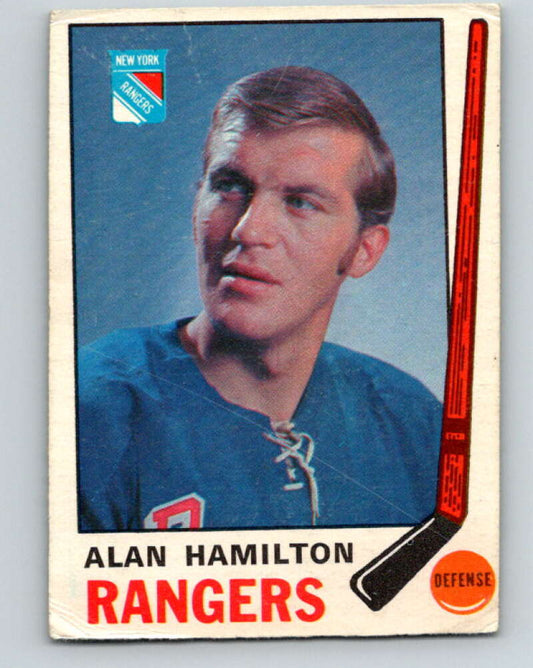 1969-70 O-Pee-Chee #192 Al Hamilton  New York Rangers  V1834