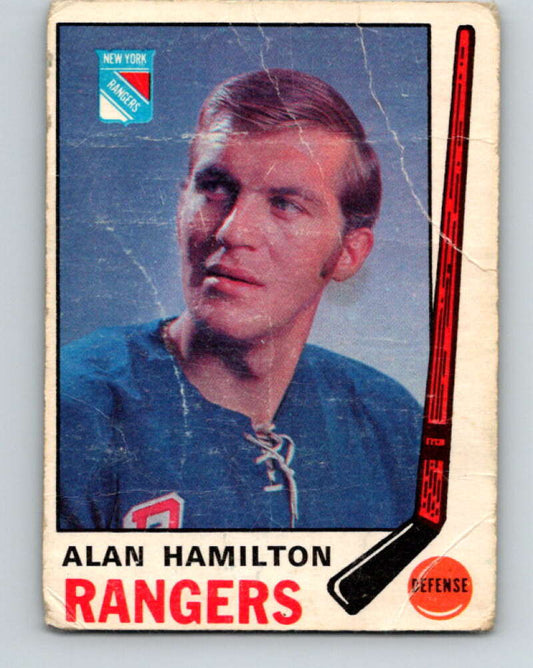 1969-70 O-Pee-Chee #192 Al Hamilton  New York Rangers  V1835
