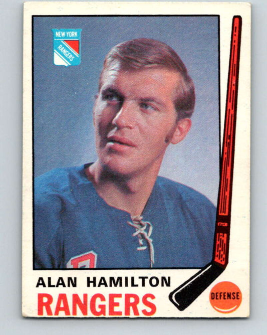 1969-70 O-Pee-Chee #192 Al Hamilton  New York Rangers  V1837