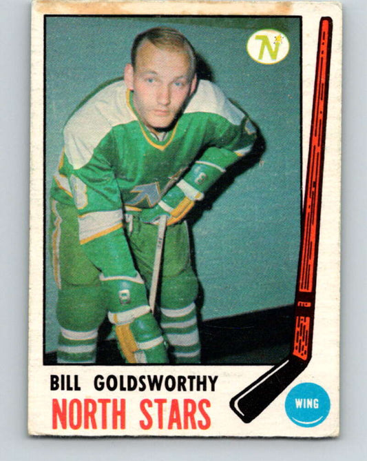 1969-70 O-Pee-Chee #195 Bill Goldsworthy  Minnesota North Stars  V1844