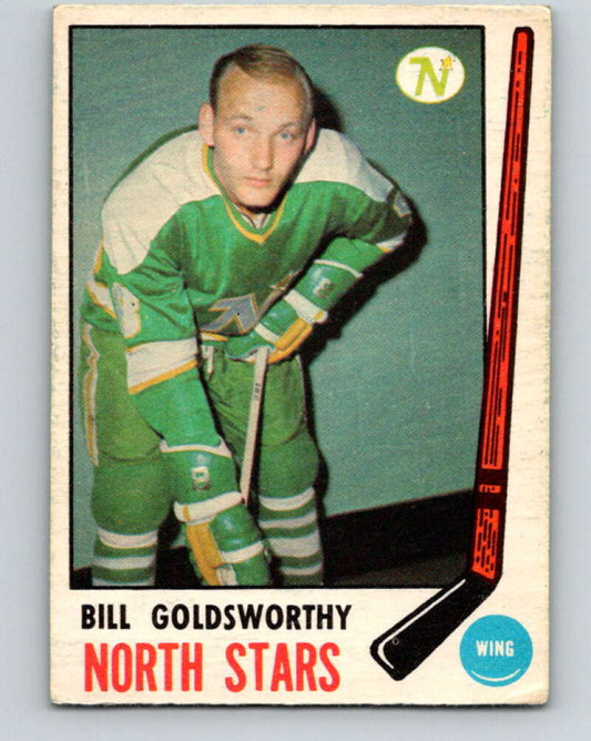 1969-70 O-Pee-Chee #195 Bill Goldsworthy  Minnesota North Stars  V1846