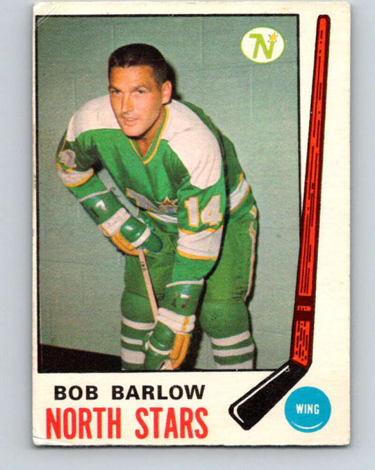 1969-70 O-Pee-Chee #196 Bob Barlow  RC Rookie Minnesota North Stars  V1847
