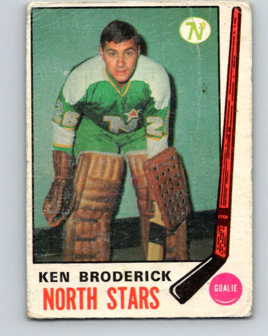 1969-70 O-Pee-Chee #197 Ken Broderick  RC Rookie North Stars  V1850