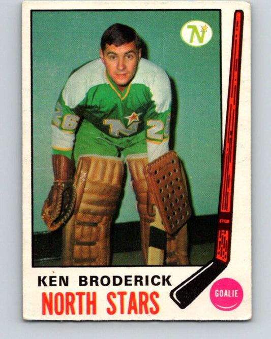 1969-70 O-Pee-Chee #197 Ken Broderick  RC Rookie  North Stars  V1854