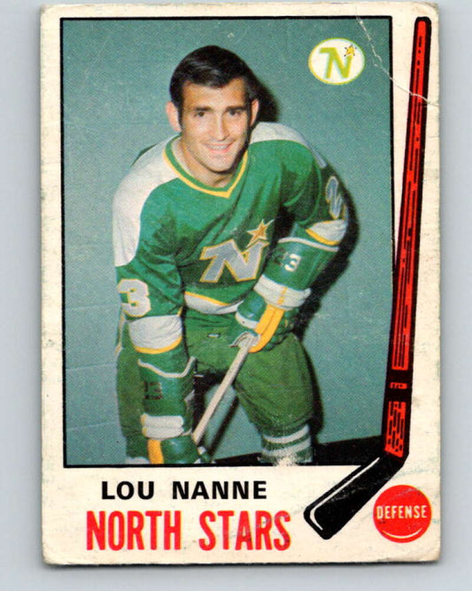 1969-70 O-Pee-Chee #198 Lou Nanne  RC Rookie Minnesota North Stars  V1860