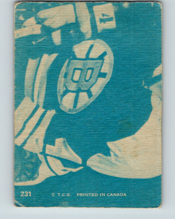 1969-70 O-Pee-Chee #231 The Stanley Cup   V2003