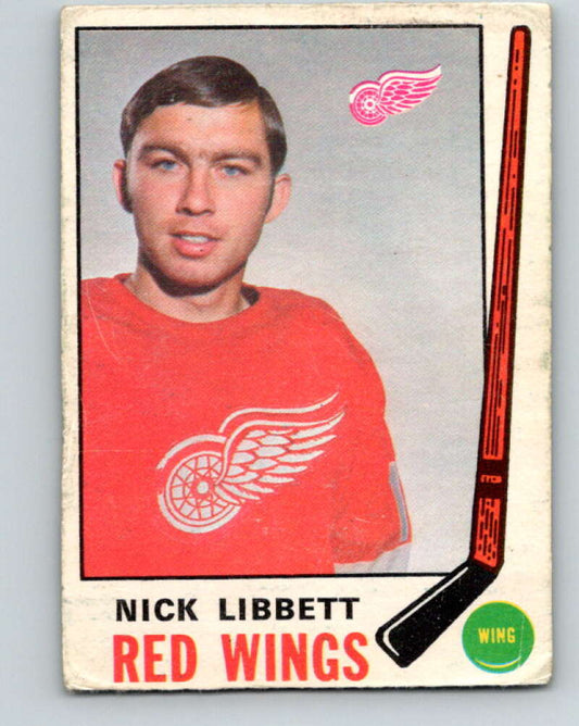 1969-70 O-Pee-Chee #162 Nick Libett  RC Rookie Detroit Red Wings  V1670