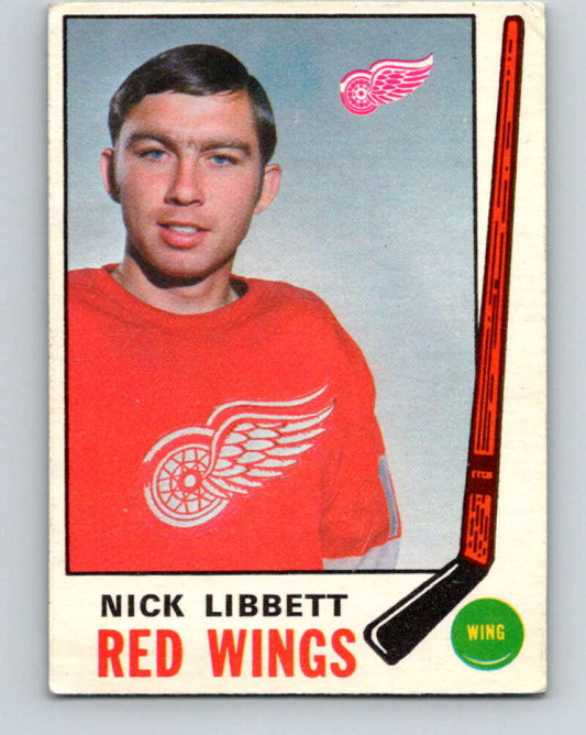 1969-70 O-Pee-Chee #162 Nick Libett  RC Rookie Detroit Red Wings  V1672