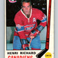 1969-70 O-Pee-Chee #163 Henri Richard  Montreal Canadiens  V1677