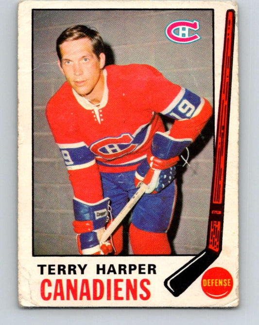 1969-70 O-Pee-Chee #164 Terry Harper  Montreal Canadiens  V1678