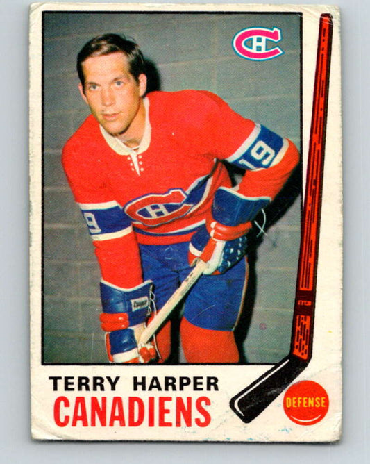 1969-70 O-Pee-Chee #164 Terry Harper  Montreal Canadiens  V1679