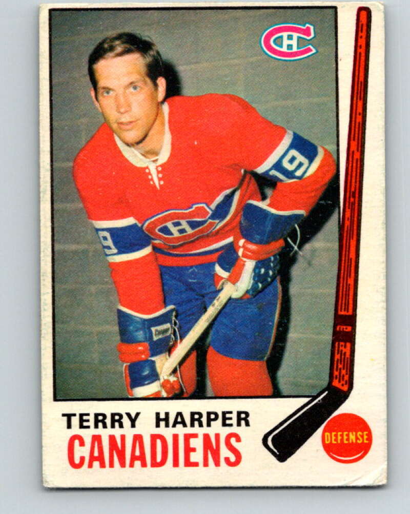1969-70 O-Pee-Chee #164 Terry Harper  Montreal Canadiens  V1680