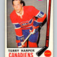 1969-70 O-Pee-Chee #164 Terry Harper  Montreal Canadiens  V1682