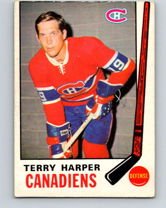 1969-70 O-Pee-Chee #164 Terry Harper  Montreal Canadiens  V1682