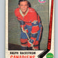 1969-70 O-Pee-Chee #166 Ralph Backstrom  Montreal Canadiens  V1686