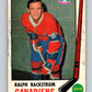 1969-70 O-Pee-Chee #166 Ralph Backstrom  Montreal Canadiens  V1687