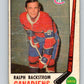 1969-70 O-Pee-Chee #166 Ralph Backstrom  Montreal Canadiens  V1689
