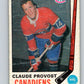 1969-70 O-Pee-Chee #167 Claude Provost  Montreal Canadiens  V1697